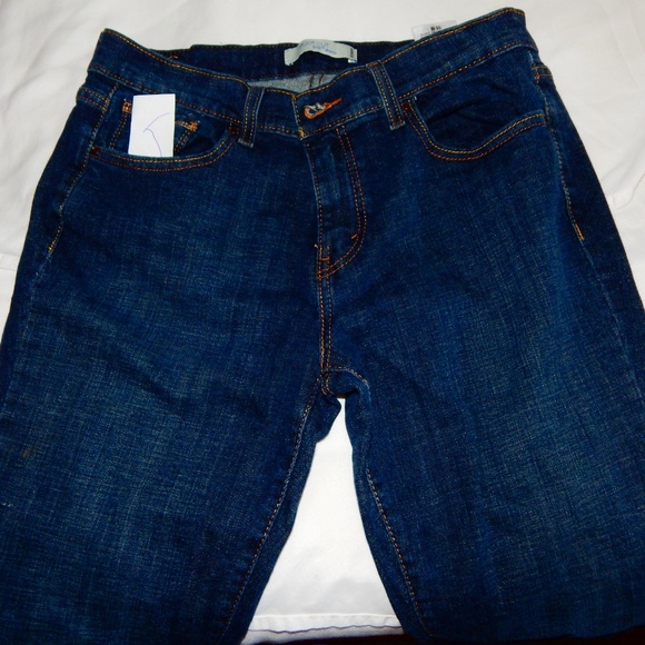 Women Levi jeans Sz16 Boot lower rise Dark wash 515 boot cut lower waist - Picture 3 of 4